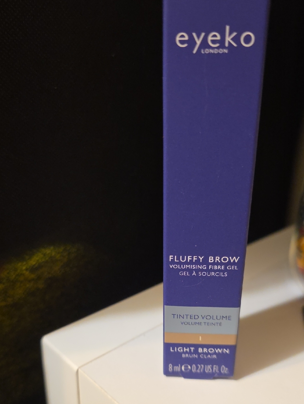 Eyeko Fluffy Brow Volumising Fibre Gel - Light Brown Packaging